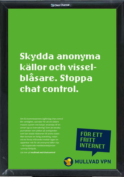 Protect anonymous sources and whistleblowers. Stop chat control.